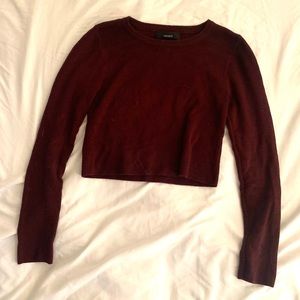 Tight-knit Cropped Sweater